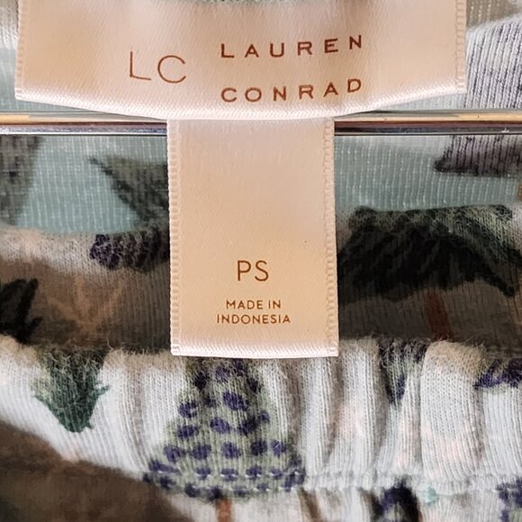 Lauren Conrad Holiday Tree Pajama Set – Petite Small 2-Piece - Picture 2 of 11